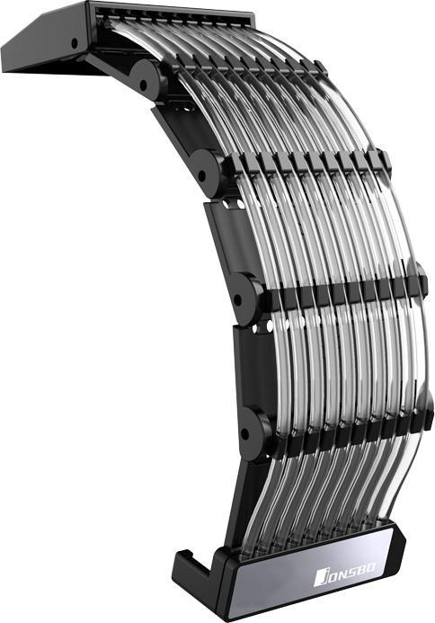 Actual product image Jonsbo DY-1 ARGB lighting for mainboard power cable (RGB)