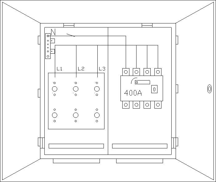 Produktbild ABN Wandlerschrank LS 4-polig WS35X1382N