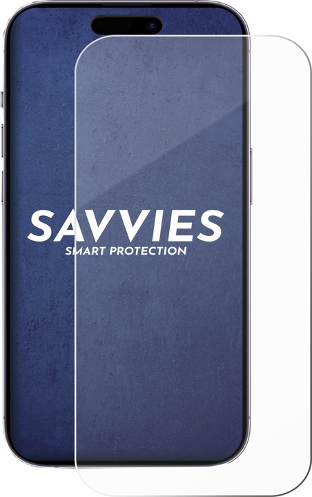 Produktbild Savvies Panzerglas Hartglas Displayschutz (1 Stück, Apple iPhone 14 Pro)