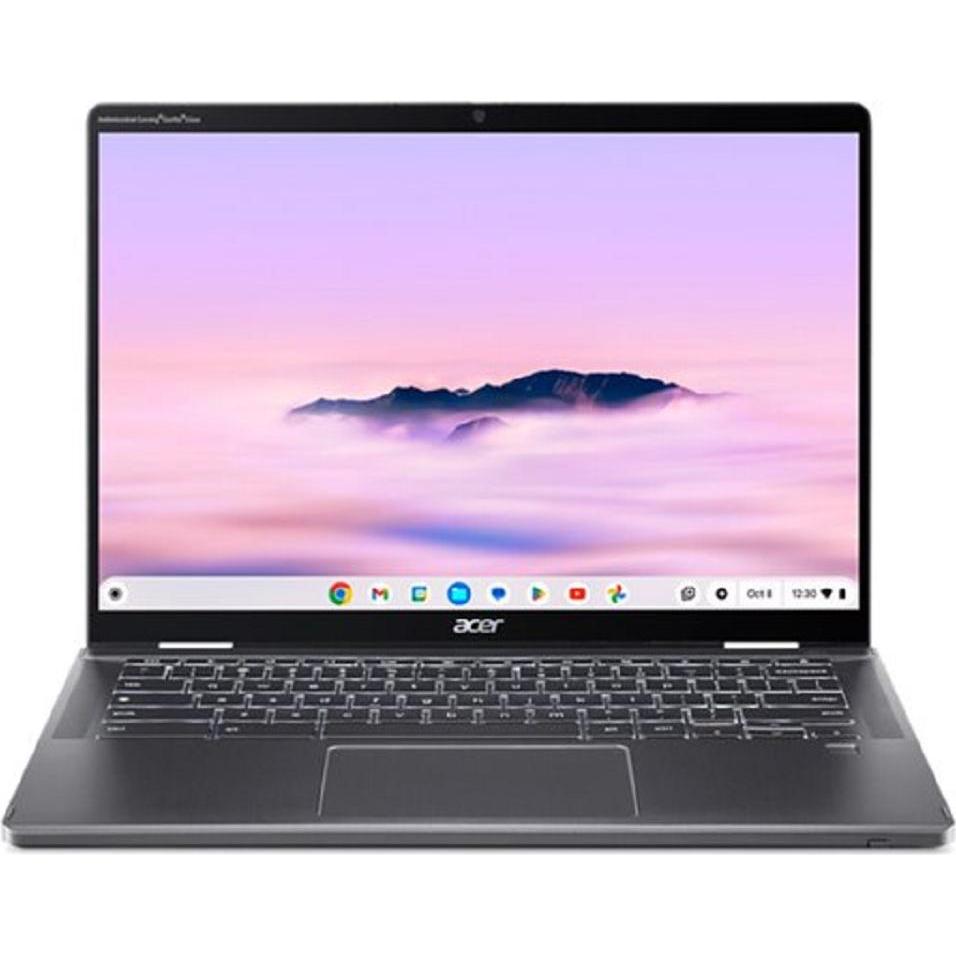 Acer Chromebook Plus Spin 714 (14", 256 GB, 16 GB, DE, Intel Core Ultra 5 125U), Notebook, Grau