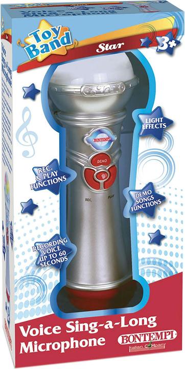 Produktbild Bontempi Karaoke-Mikrofon mit Aufnahmefunktion