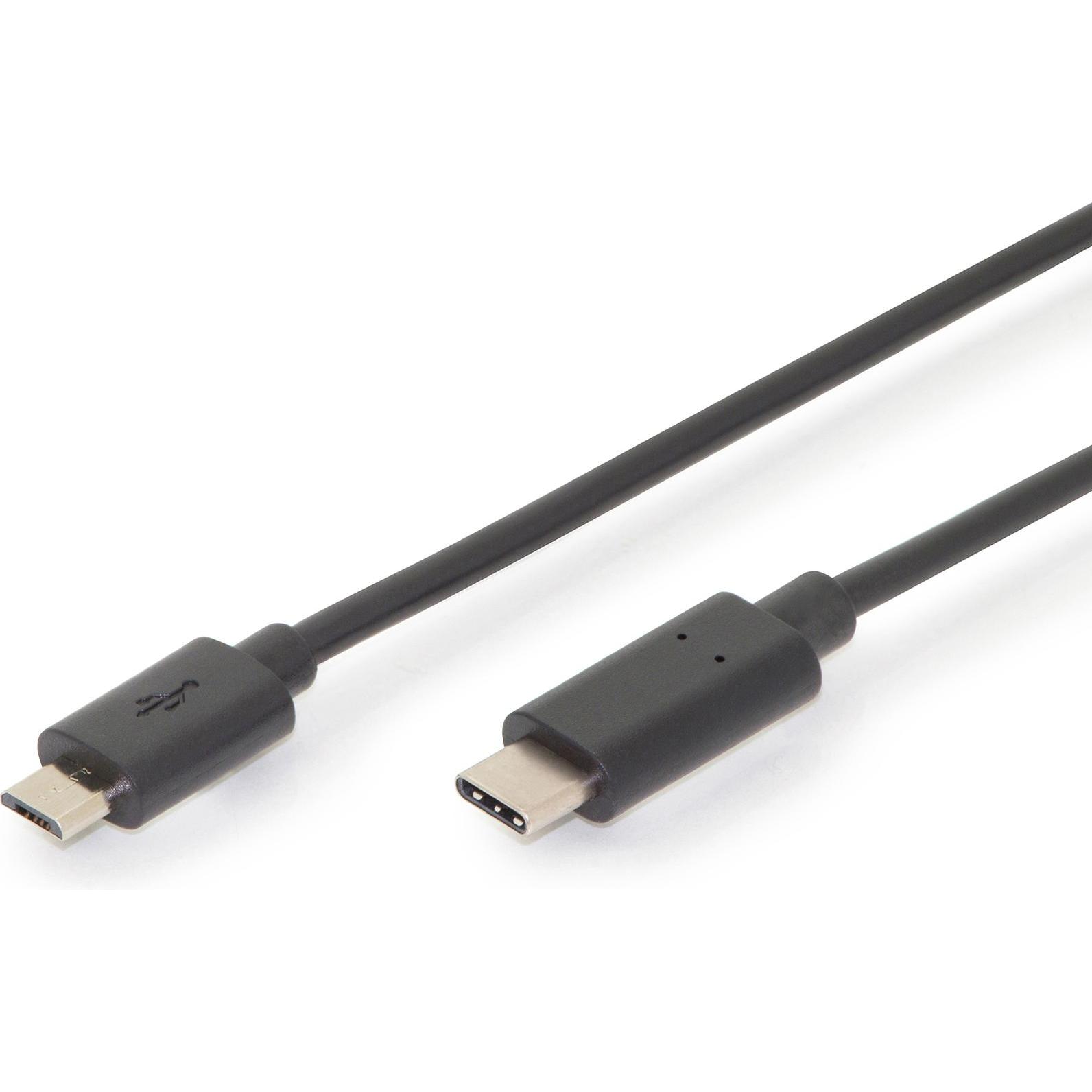 Digitus USB C – USB Micro (1.80 m, USB 2.0), USB Kabel