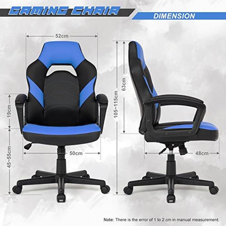 Produktbild IWMH Ergonomischer Gaming- und Bürodrehstuhl mit verstellbarer Höhe