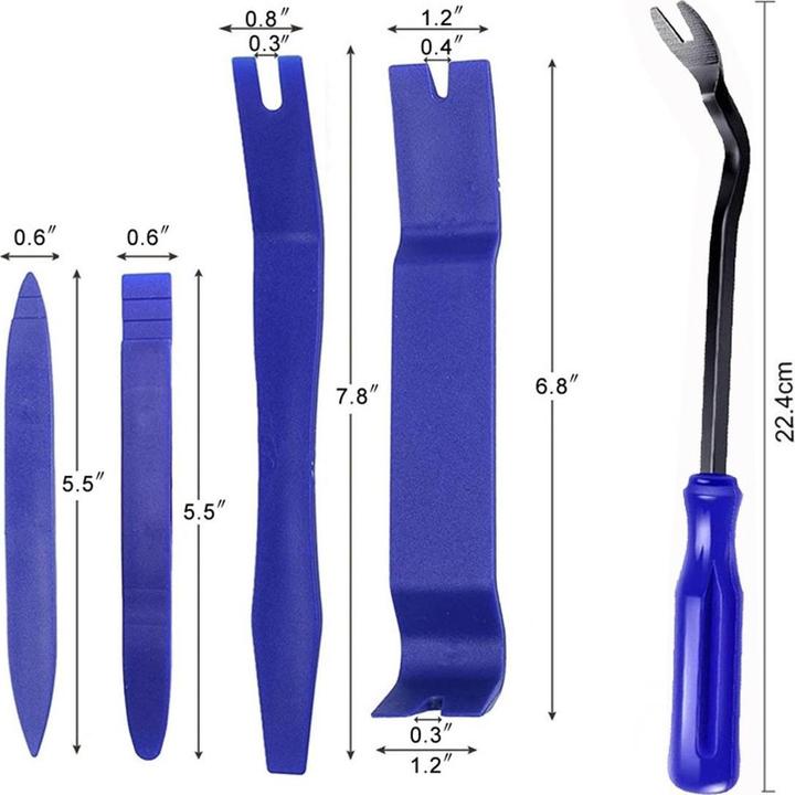 Actual product image König Design 5 Series vehicle interior panelling removal assembly wedges trim strip wedge clip remover