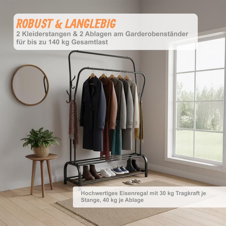 Actual product image Relaxdays coat rack