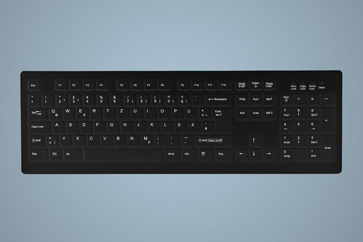 Actual product image CHERRY Hygiene Desktop Keyboard Fully (US, Cable)