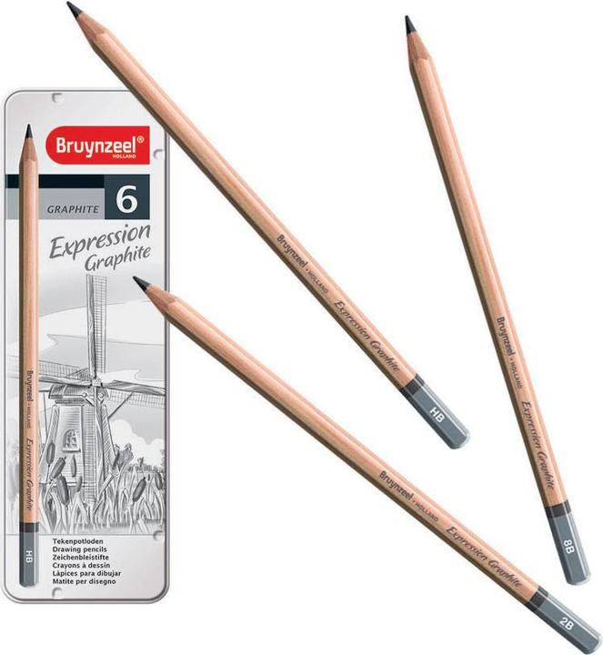 Actual product image Bruynzeel Expression graphite pencils (3.60 mm, HB, 6 x)