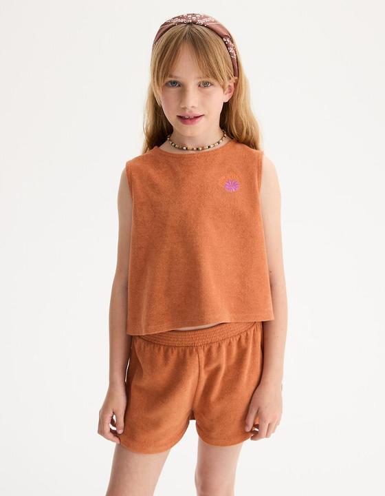 Actual product image La Redoute Collections Zweiteiliges Set T-Shirt und Shorts aus Frottee (116)