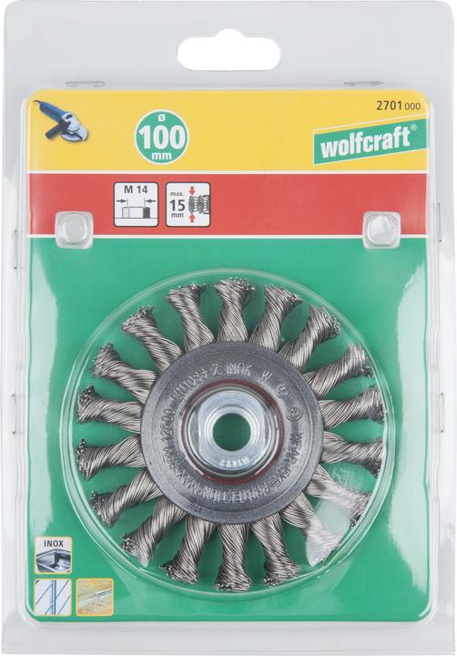 Actual product image wolfcraft wolfcraft 1 stainless steel disc washer WS M14 ø100mm