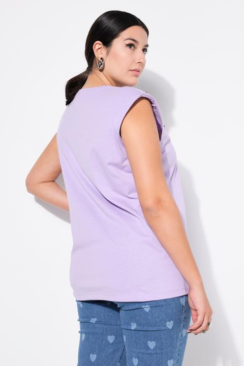 Produktbild Studio Untold Top, Oversize Shape, Schulter mit Glitzersteinchen (54)