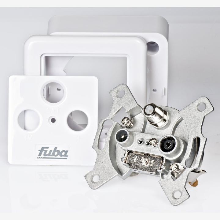 Image du produit Fuba GAD 300 - SAT + TV + Radio - 3 dB - Blanc (3 dB, Prise antenne)