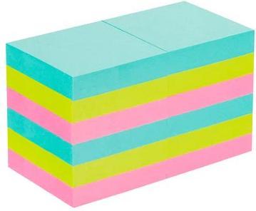 Image du produit Post-it Papillons adhésifs Super Sticky Miami extra-forts, couleurs assorties 12 blocs (47,6 x 47,6 mm)