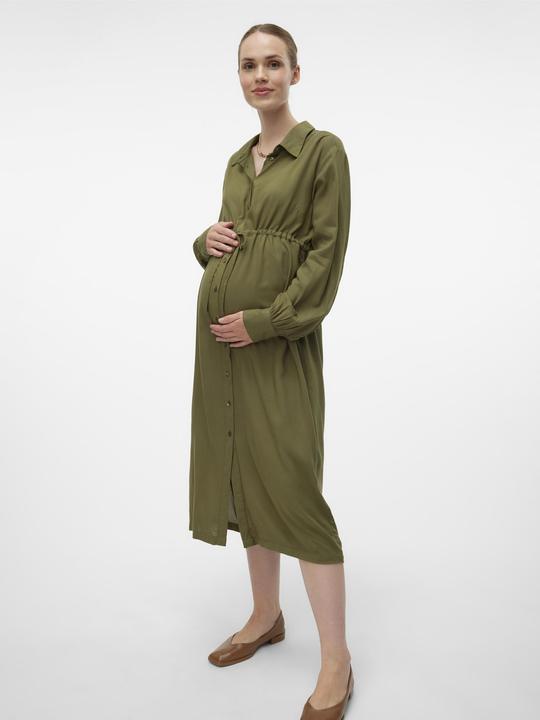 Actual product image Mamalicious MLIMAN Umstandskleid Hemdblusenkleid (M)
