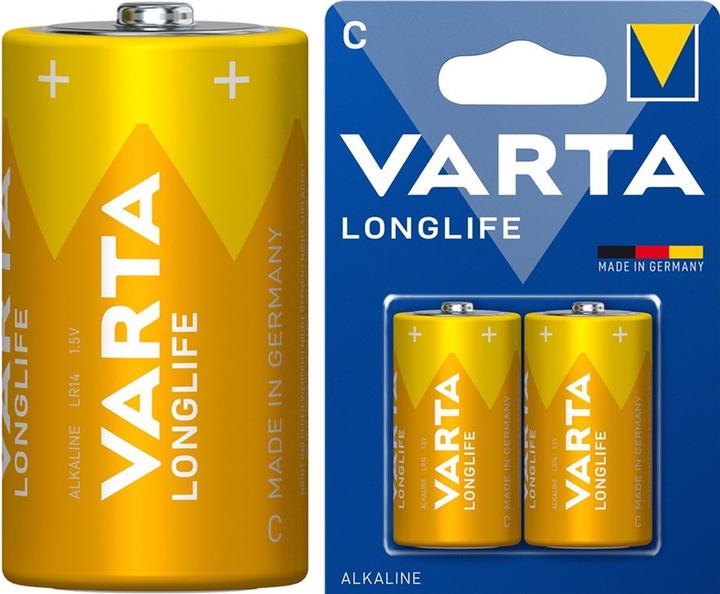 Immagine prodotto Varta VAR Longlife C confezione blister da 2 (2 pz., R14, 7600 mAh)