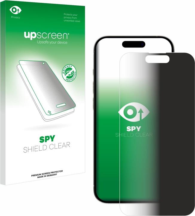 Produktbild upscreen Spy Shield Blickschutzfolie (1 Stück, Apple iPhone 15 Pro)