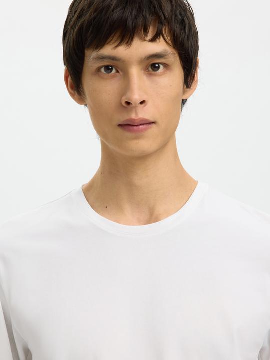 Actual product image Selected Slhnewpima Ls O-Neck Tee Ex Noos (XL)