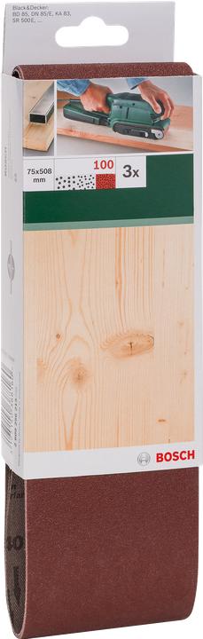 Image du produit Bosch Zubehör Bande abrasive grain 100 (L x l (100)