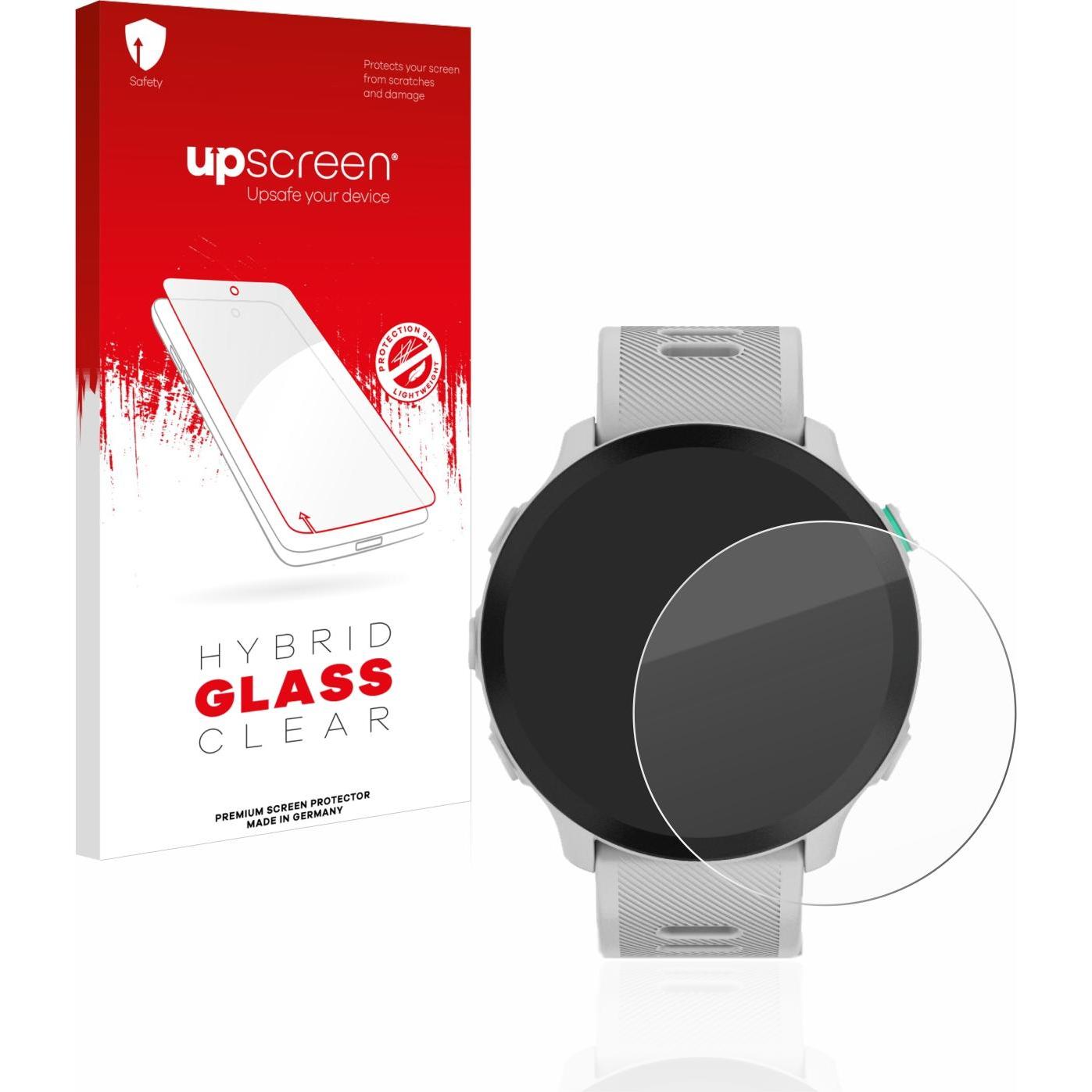 upscreen Scratch Shield Panzerglasfolie, Smartwatch Schutzfolie, Transparent