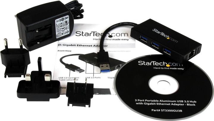 Produktbild StarTech USB 3.0 to 3-port USB Hub (USB-A, 3 Ports)