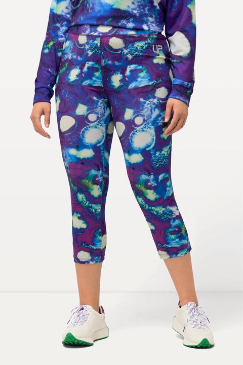 Image du produit Ulla Popken Legging technique avec poche zippée. Longueur 3/4 et taille haute. Matière recyclée. (58, 60)