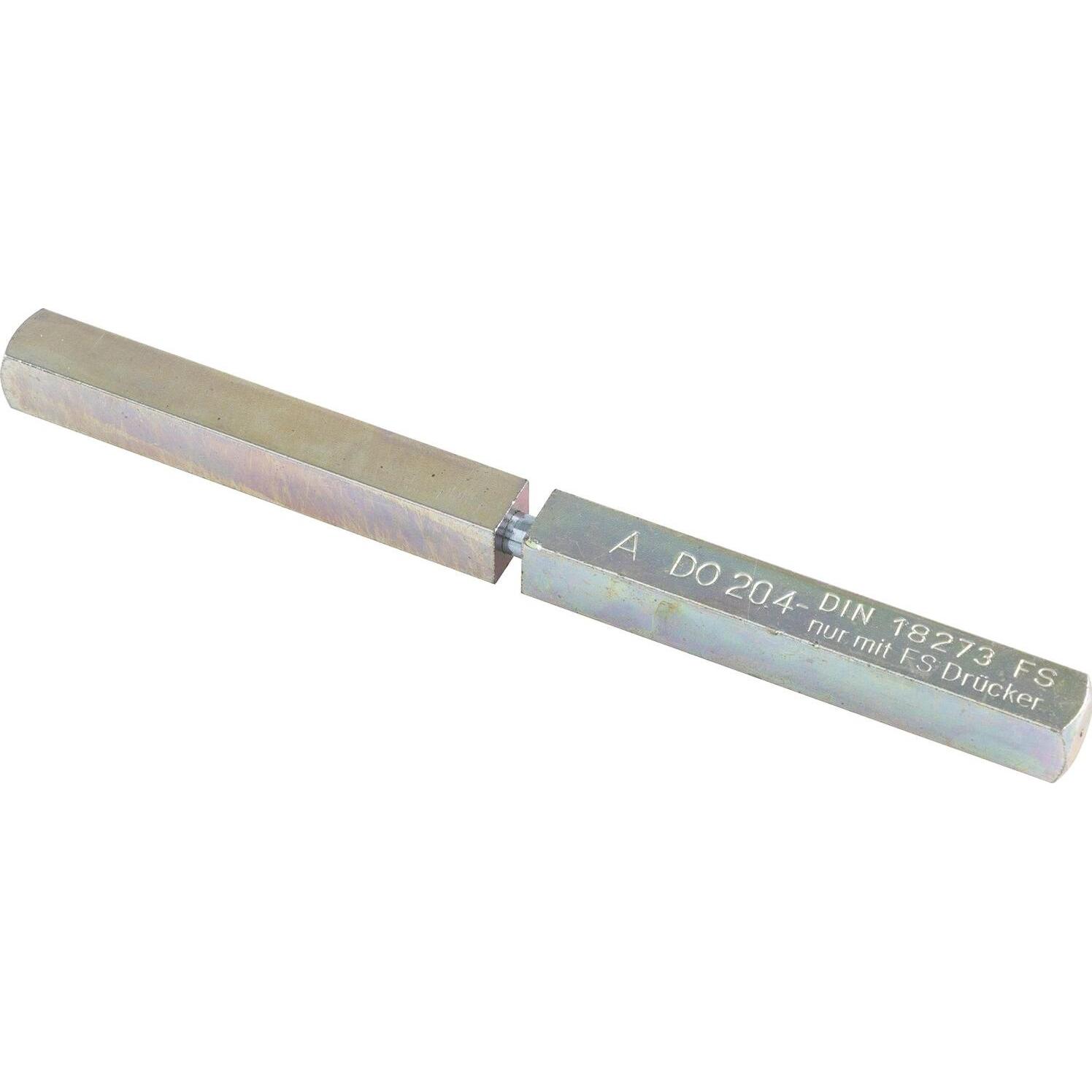 Ogro PR 120 FS lever handle pin - square 9mm, split, 81/81, galvanised ...