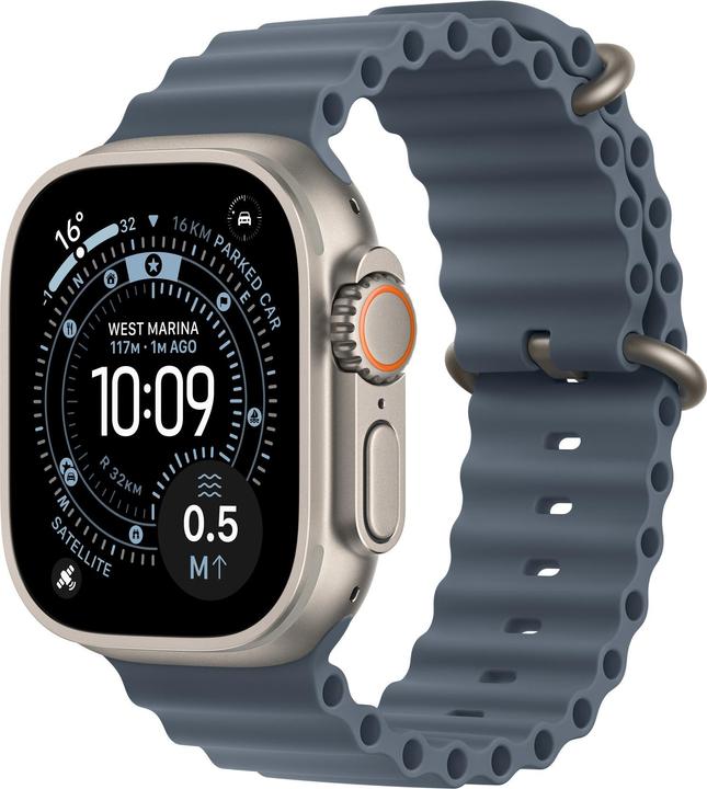 Image du produit Apple Ocean Band (49 mm, Fluoroélastomère, Titane)
