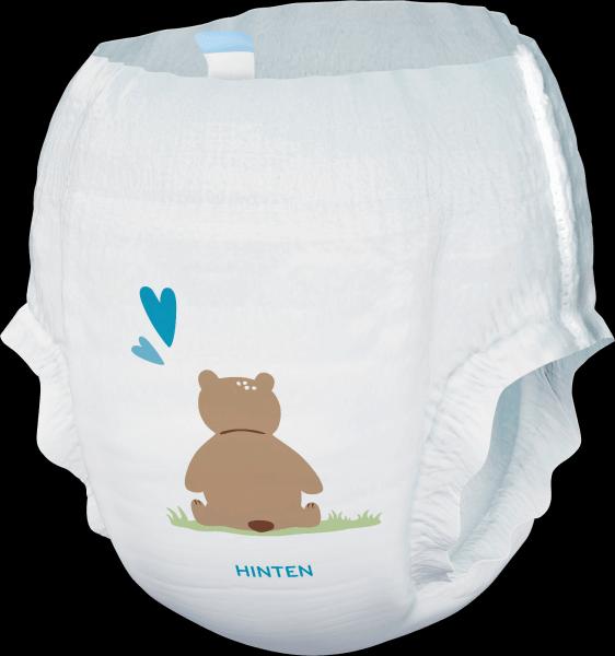 Actual product image dm babylove Baby Pants Premium (Size 7, Pack, 18 Piece)