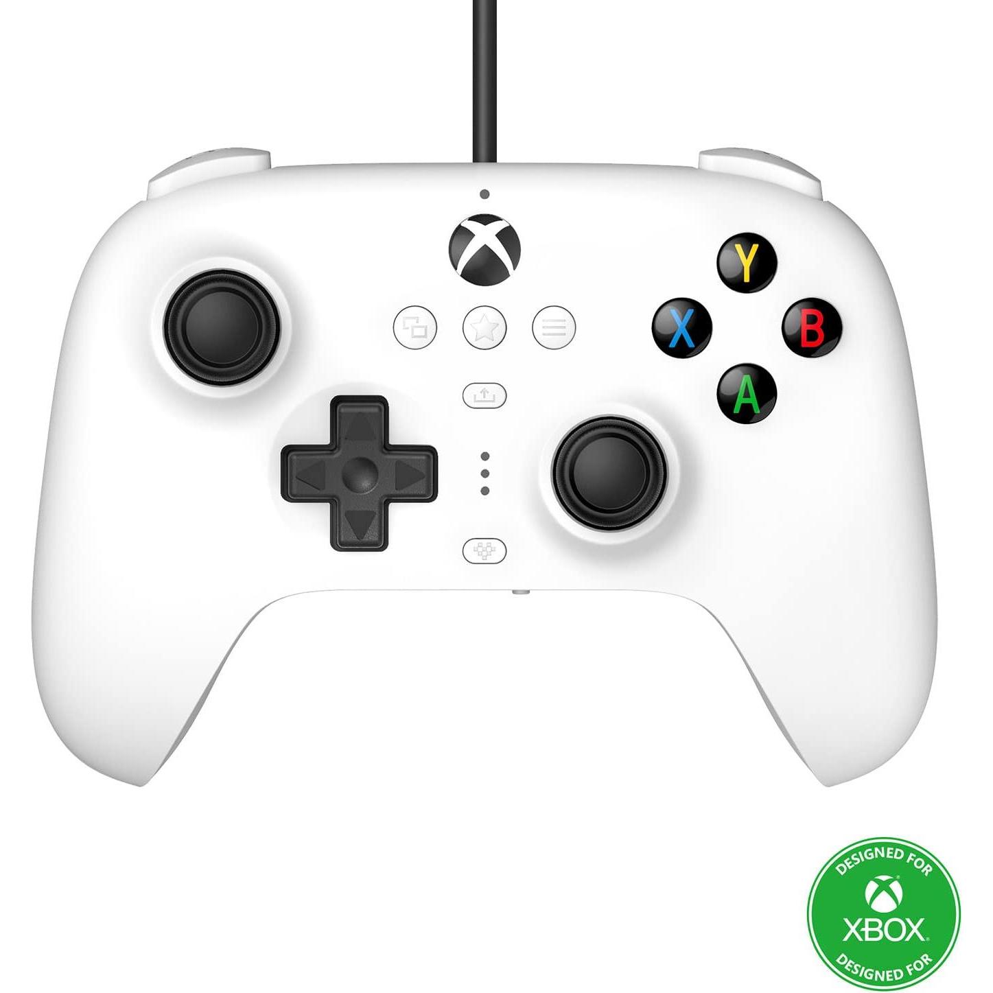 8bitdo Ultimate Wired (Windows, Xbox Series X, Xbox One S, Xbox One X, Xbox Serie S), Controller gaming, Bianco