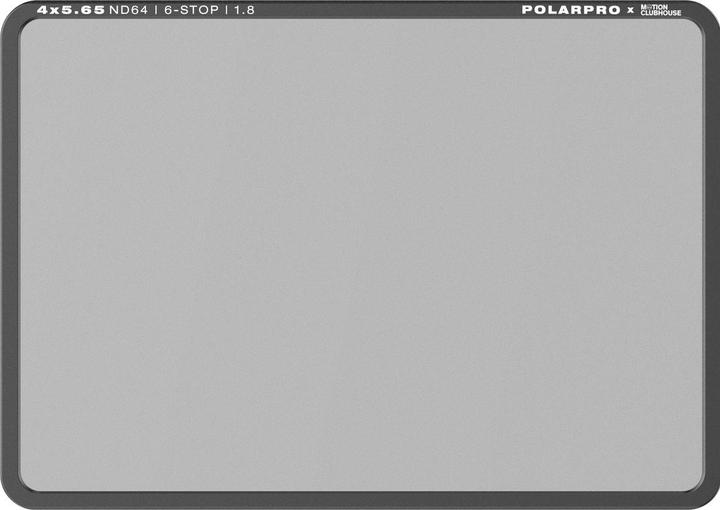 Actual product image PolarPro ND64 | 4x5.65 filter (Neutral density filter, 5.65 mm)