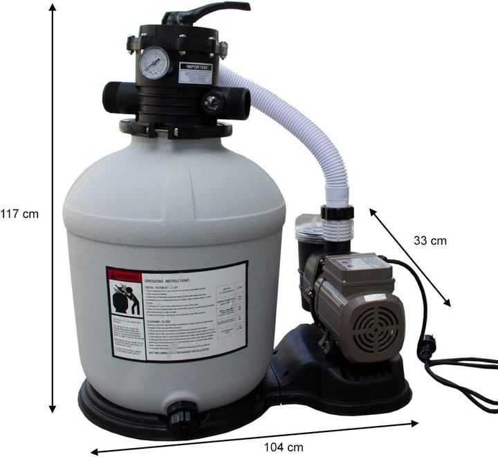 Actual product image Oskar-Store Sandfilteranlage