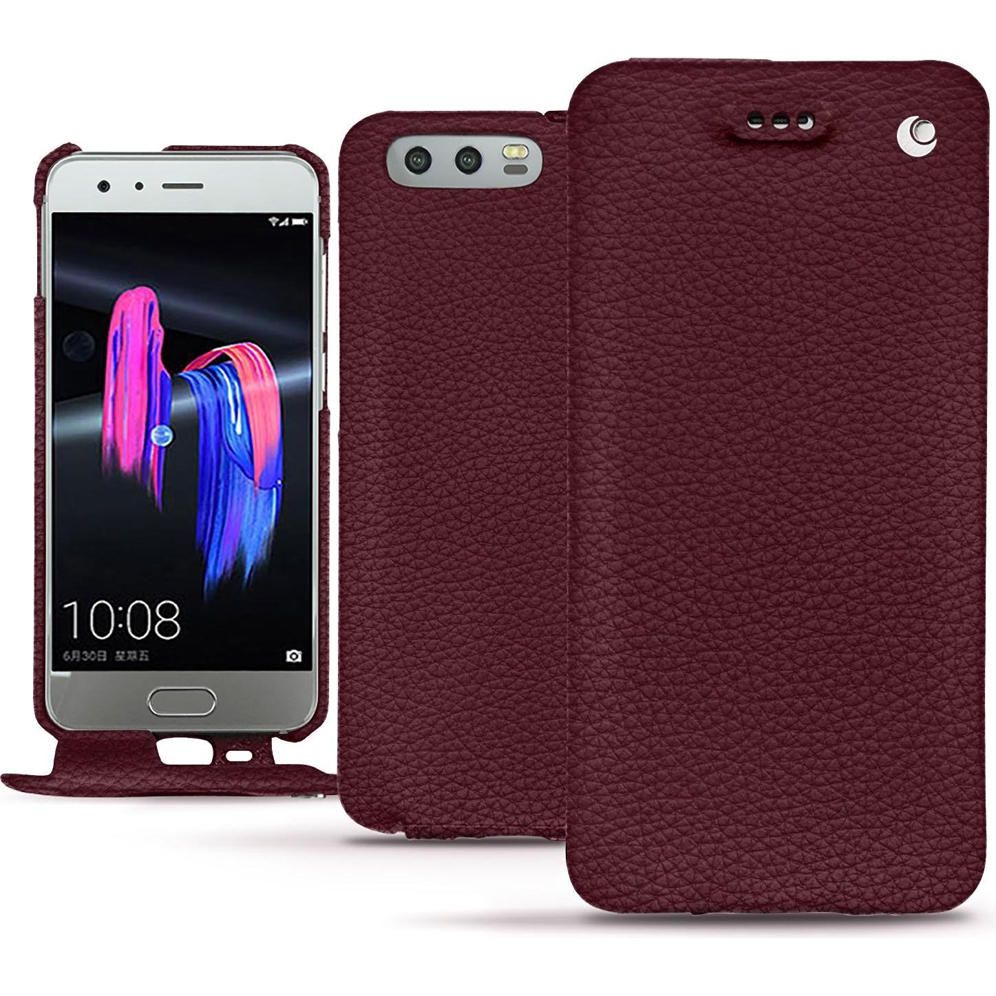 Noreve Lederschutzhülle vertikal (Honor 9), Smartphone Hülle, Violett