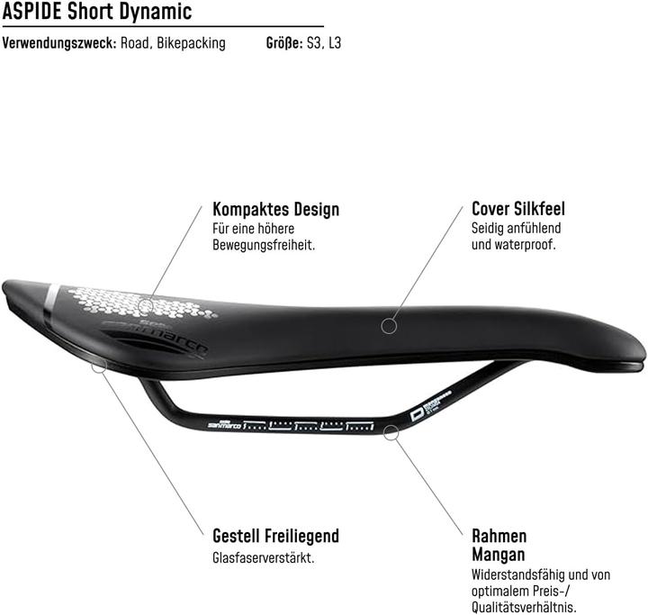 Produktbild Selle San Marco Aspide Short Open-Fit Dynamic