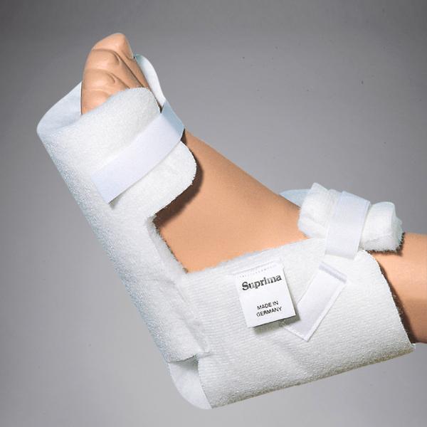 Actual product image Suprima Heel shoe compact and Velcro fastener on the right