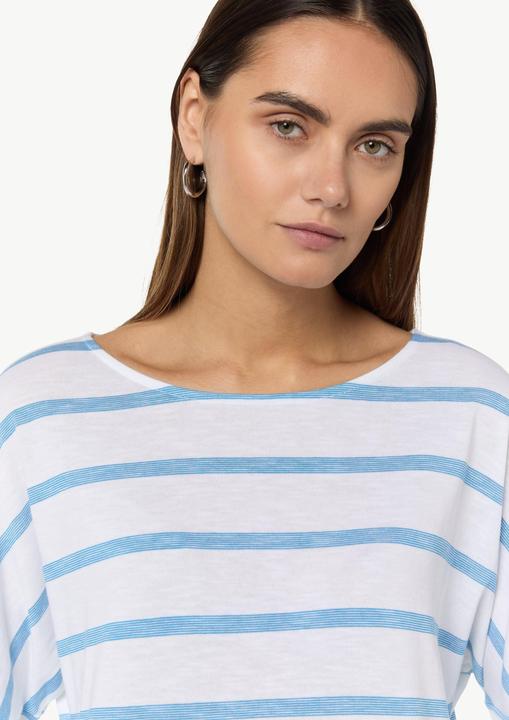 Image du produit Comma T-Shirt T-Shirt mit Logostickerei und 3/4-Ärmeln (34)