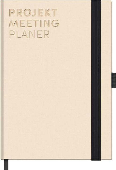 Produktbild Projekt-Meeting Planer Sand (A5, Blanko, Harter Einband)