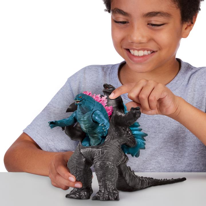 Actual product image Giochi Preziosi MonsterVerse Godzilla x Kong: The New Empire, 7-Inch Authentic Titan Evolution Godzilla Action