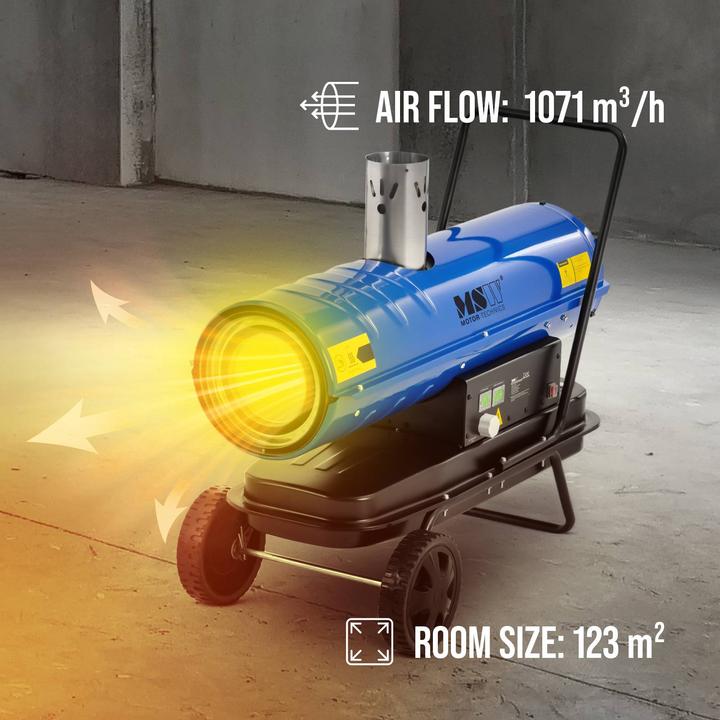 Actual product image MSW Diesel Heater - 20000 W - 20 l
