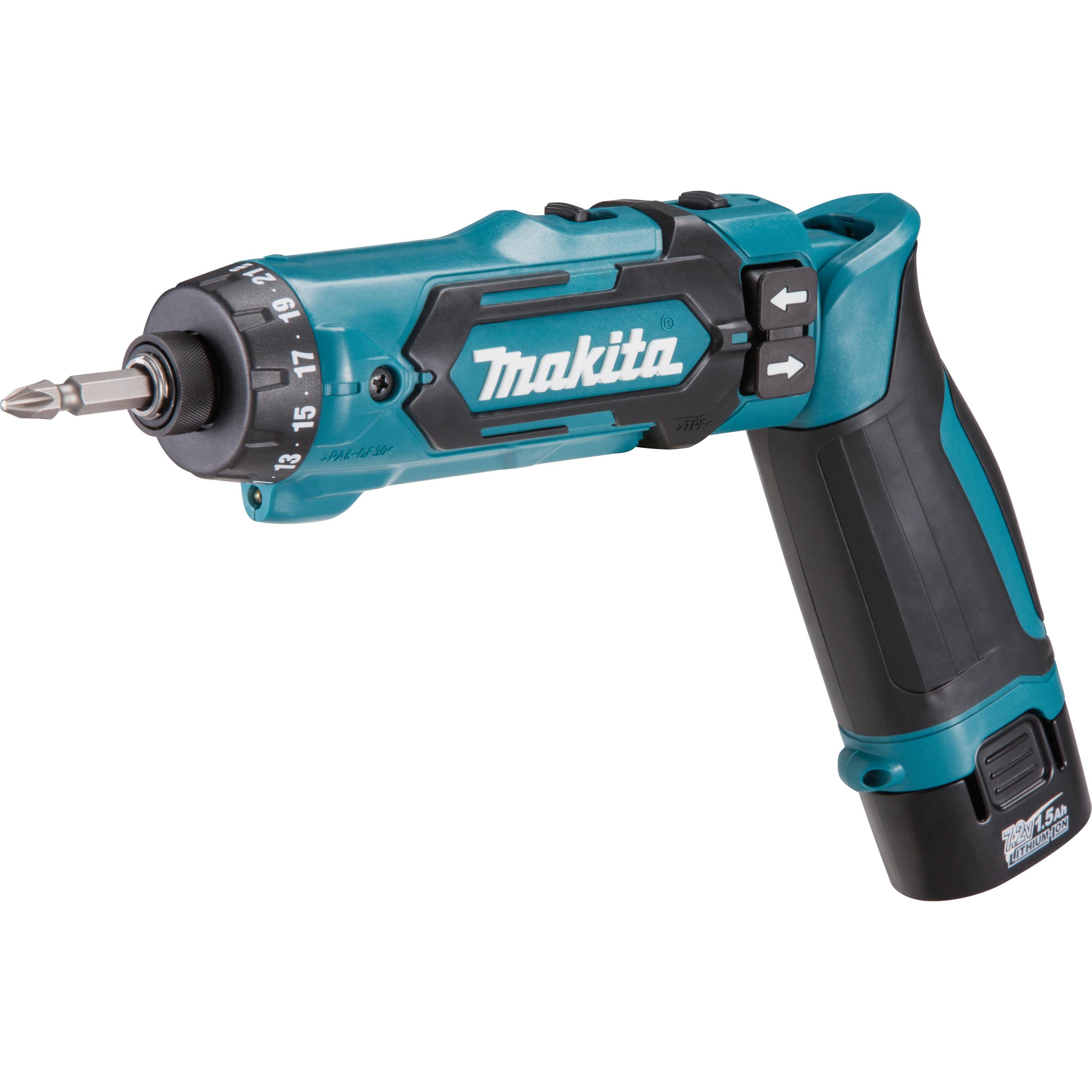 Makita, Bohrmaschine + Akkuschrauber, Schraubenzieher (Akkubetrieb)