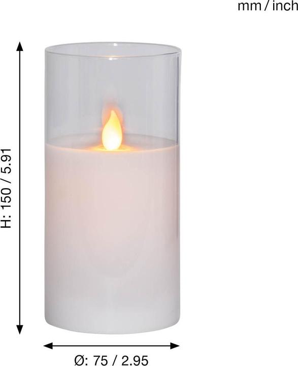 Actual product image Star Trading LED Pillar Candle M-Twinkle (1x)