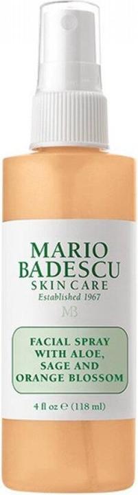 Actual product image Mario Badescu Facial Spray With Aloe, Sage & Orange Blossom (Face toner, 236 ml)