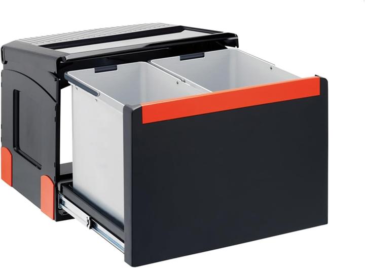 Image du produit Franke Poubelle Cube 50, ouverture automatique, 2x14l, 134.0055.292 (32 l)