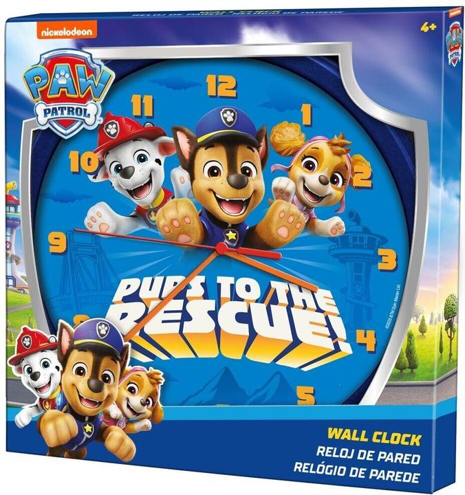 Productafbeelding Kids Euroswan Paw Patrol Wanduhr (25 cm)