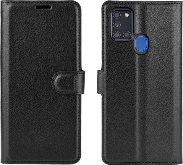 Produktbild MU Classic Litchi Leder Bookcover Series (Samsung Galaxy A21s)