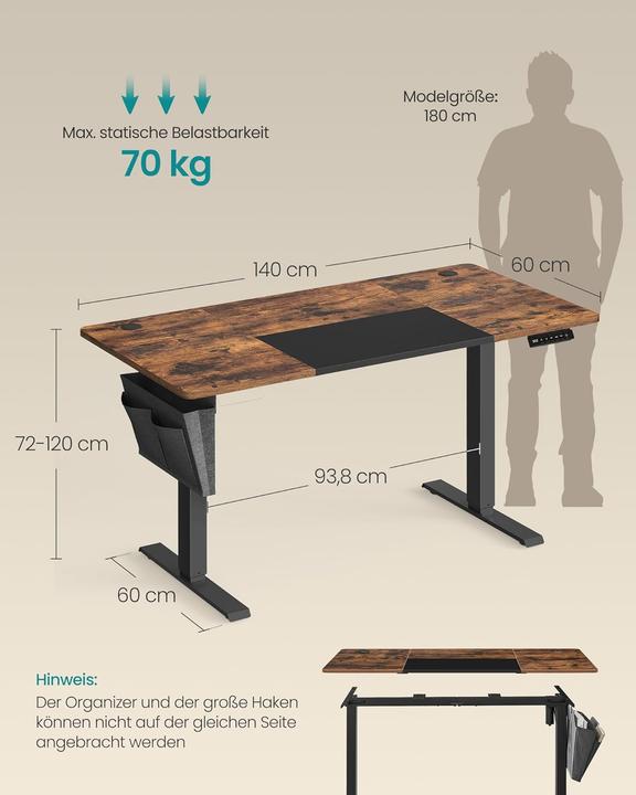 Image du produit Songmics Work (140 x 60 x 120 cm)