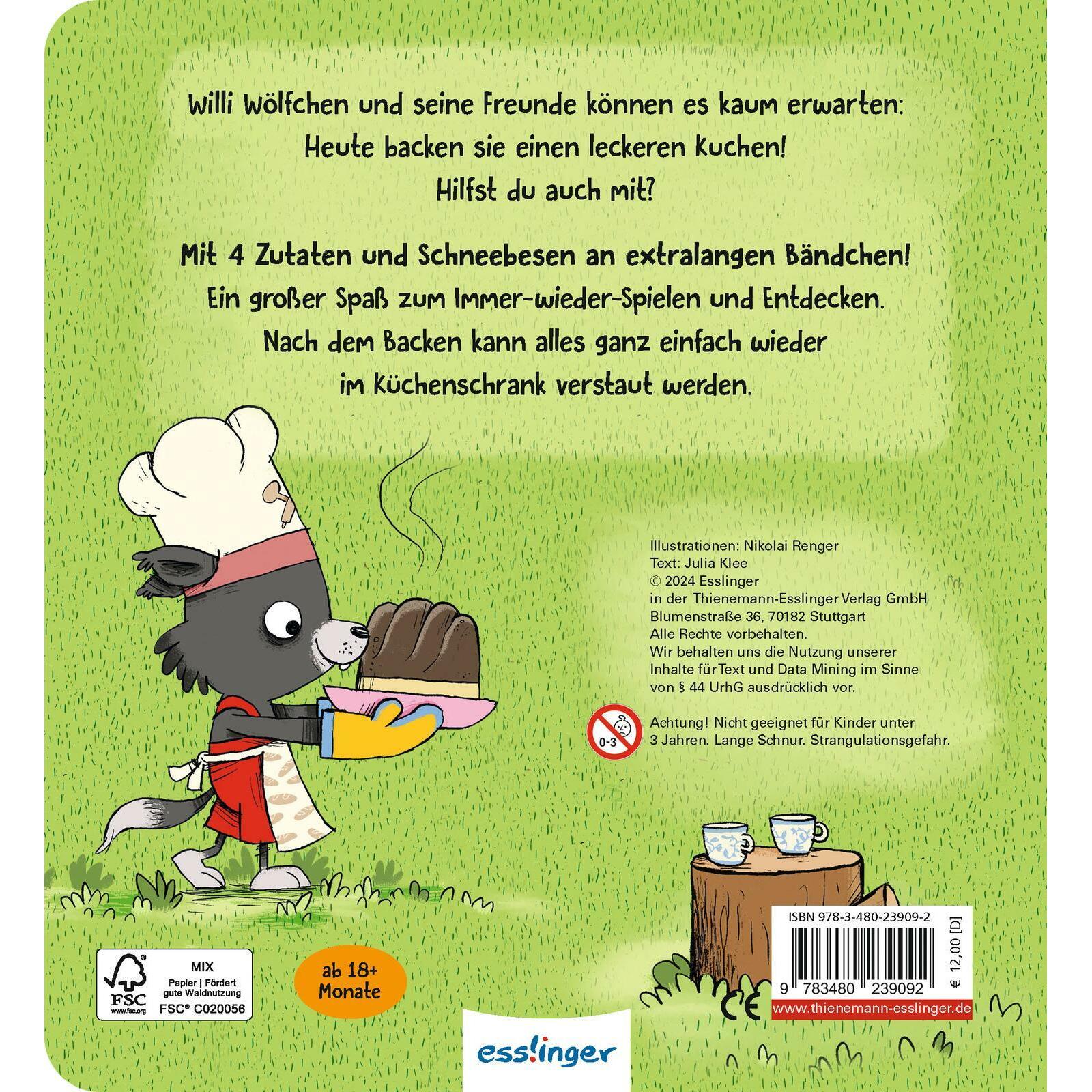 Thumbnail - Willi Wölfchen: Wir backen einen Kuchen!, Kinderbücher von Julia Klee, Nikolai Renger