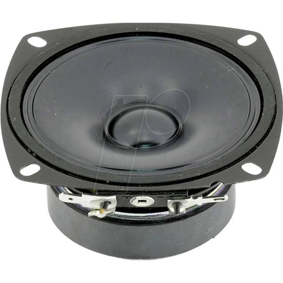 Visaton SL 83 - 4 Ohm Breitband-Einbaulautsprecher 4 Ω Schwarz 1 St., Componenti dei diffusori, Nero