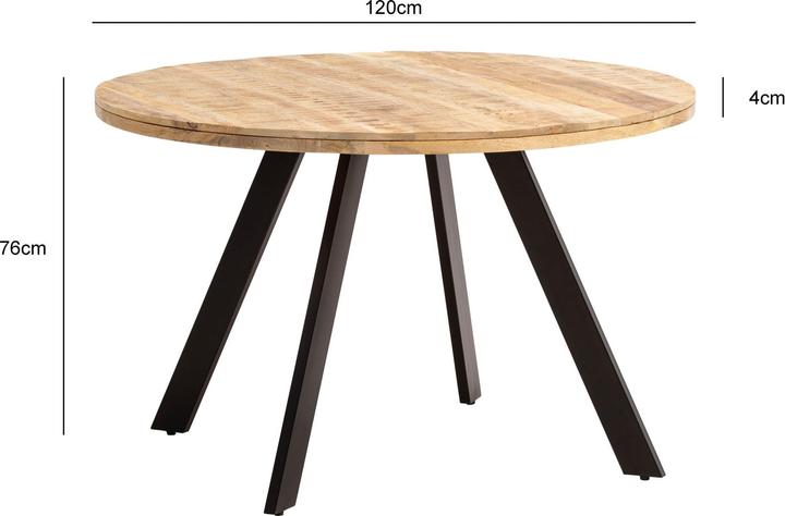 Wohnling 120x120x76 (120 x 120 x 76 cm)