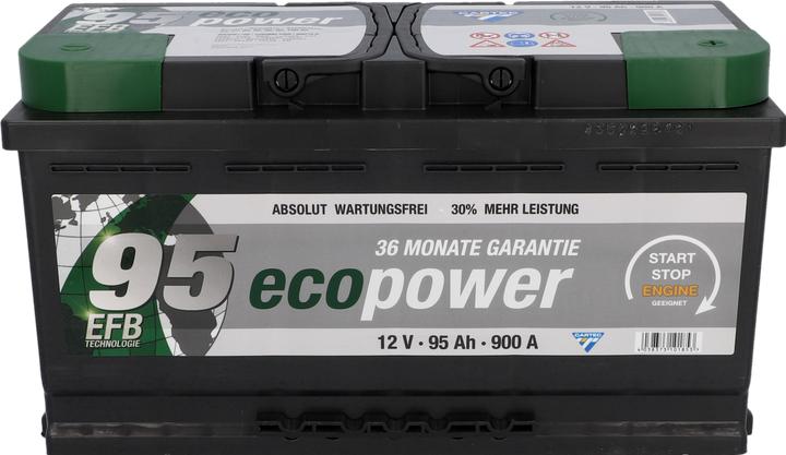 Actual product image Cartec Eco Power 95 EFB (12 V, 95 Ah, 850 A)