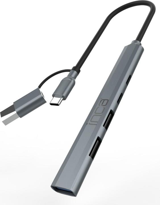 Inca Adapter IUTP-06TX USB C/A USB 3.0/2.0 + Typ-C, 100W (USB-A, USB-C, 5 ports)
