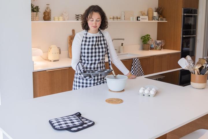 Immagine prodotto Tiseco Schürze GINGHAM (L)